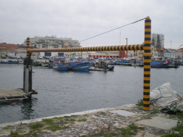 Porto de Pesca de Setúbal - Travessia Aérea de Tubagens